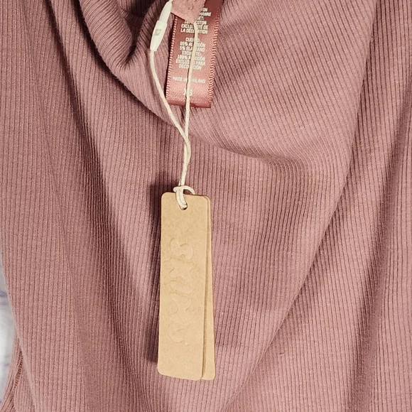 SKIMS COTTON RIB BODYSUIT/ ROSE CLAY/ NWT - Picture 10 of 16